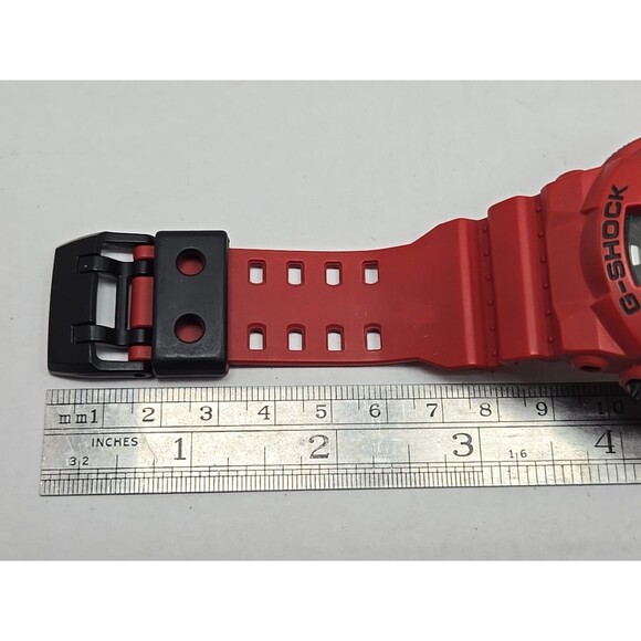 Casio G-Shock GA700-4A Red Analog Digital Mens 200M Watch New Battery Tested - Picture 9 of 11